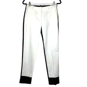 Isabel by Rozarancio Black and White Two-Tone Skinny Tuxedo Pants, NWT, S